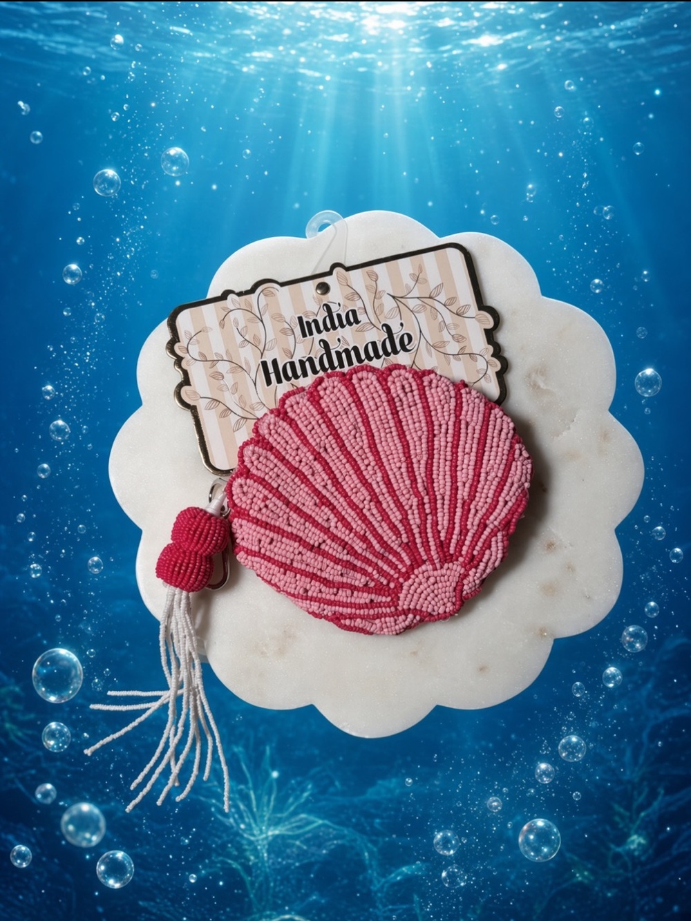 VIRAL BEADED BAG - PINK SEASHELL MINI BAG 2026